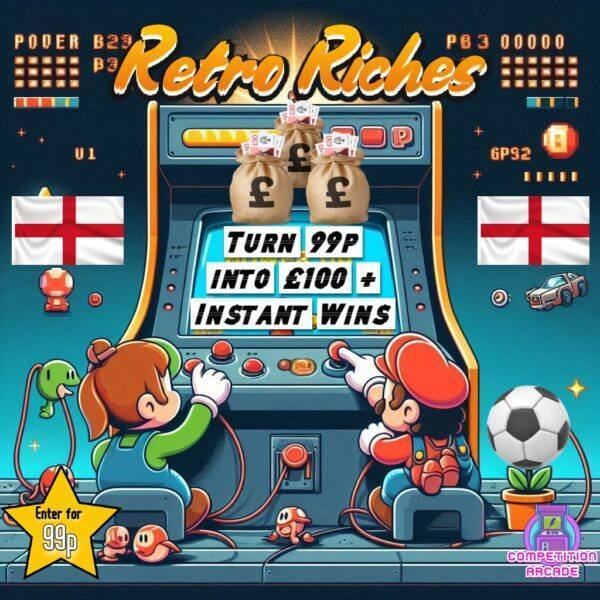 Retro Riches II – £100 + 50 Instant Wins